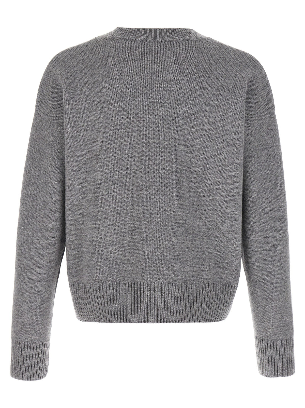 Puff logo patch sweater