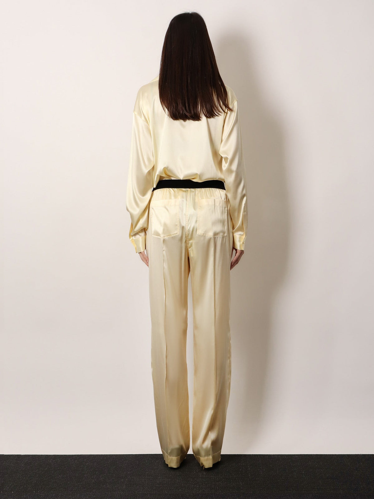 Pyjamas stretch satin trousers