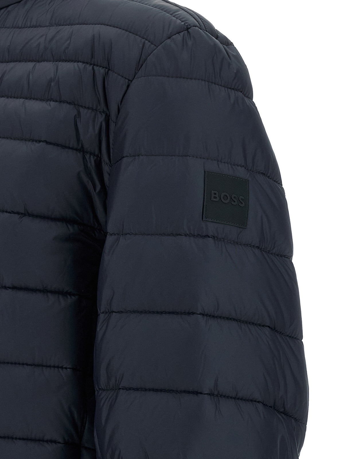 Quilted down jacket