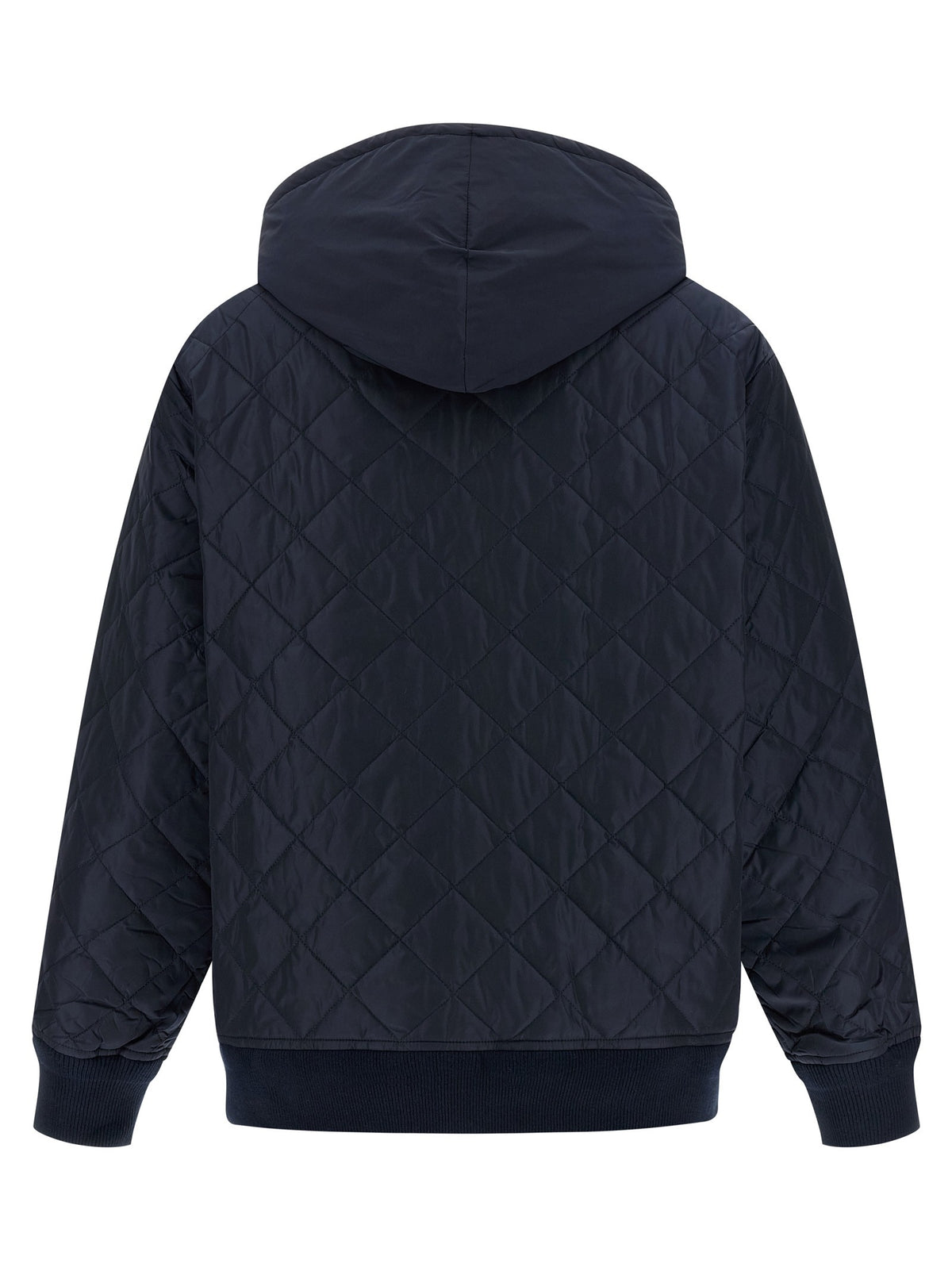 Quilted hooded jacket