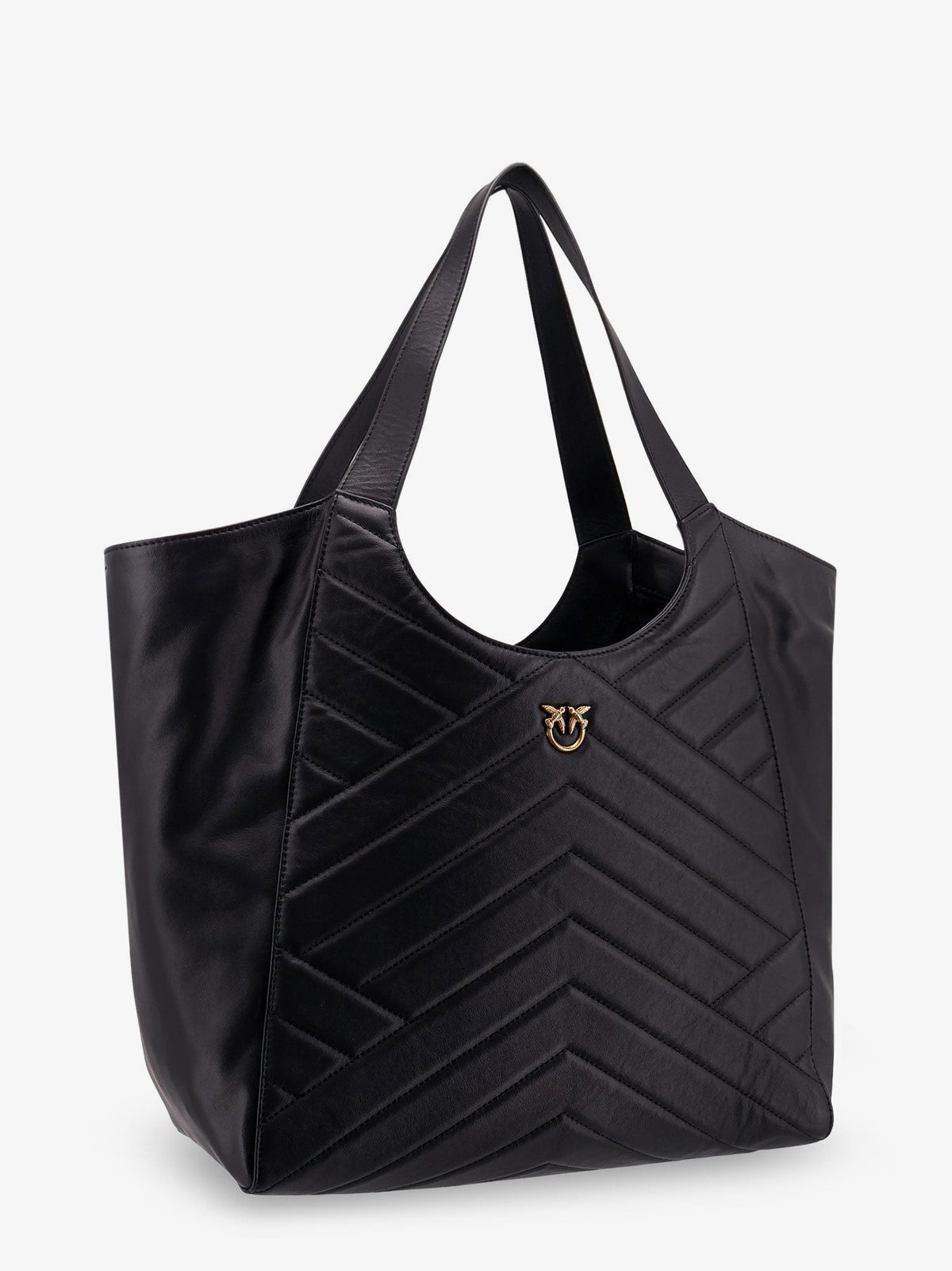 Quilted leather shoulder bag