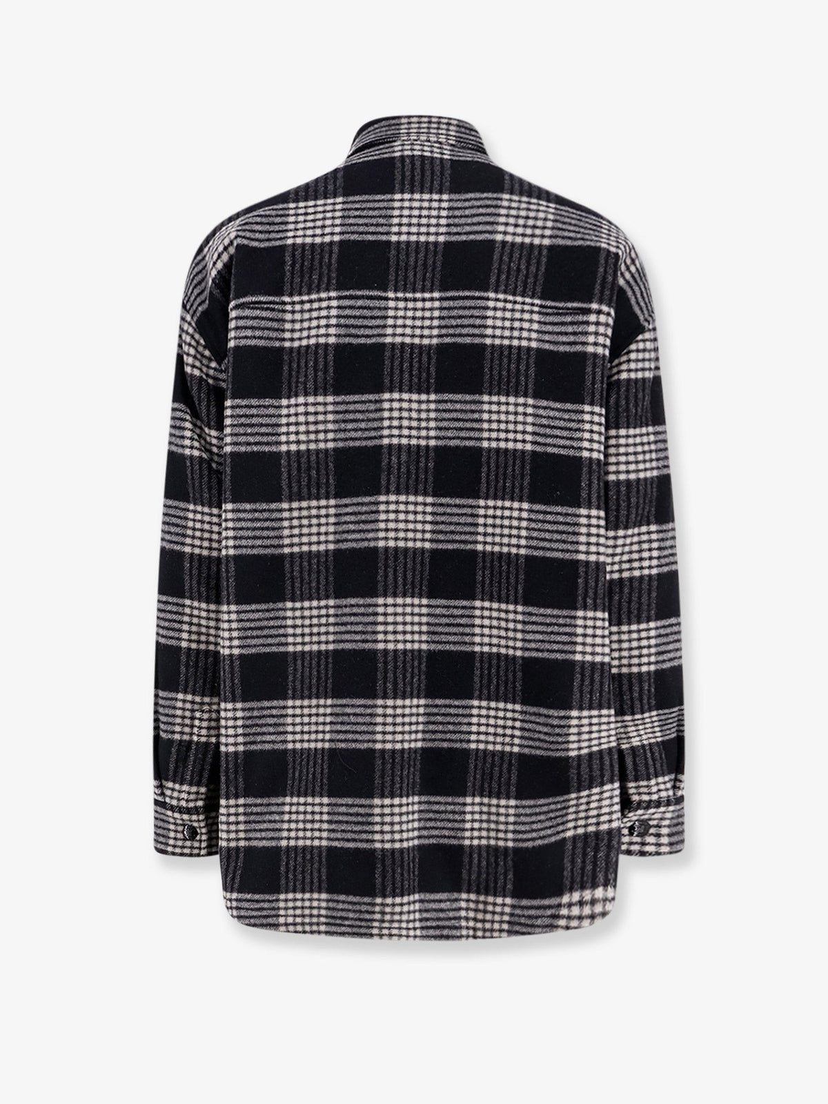 Quilted Overshirt wool shirt