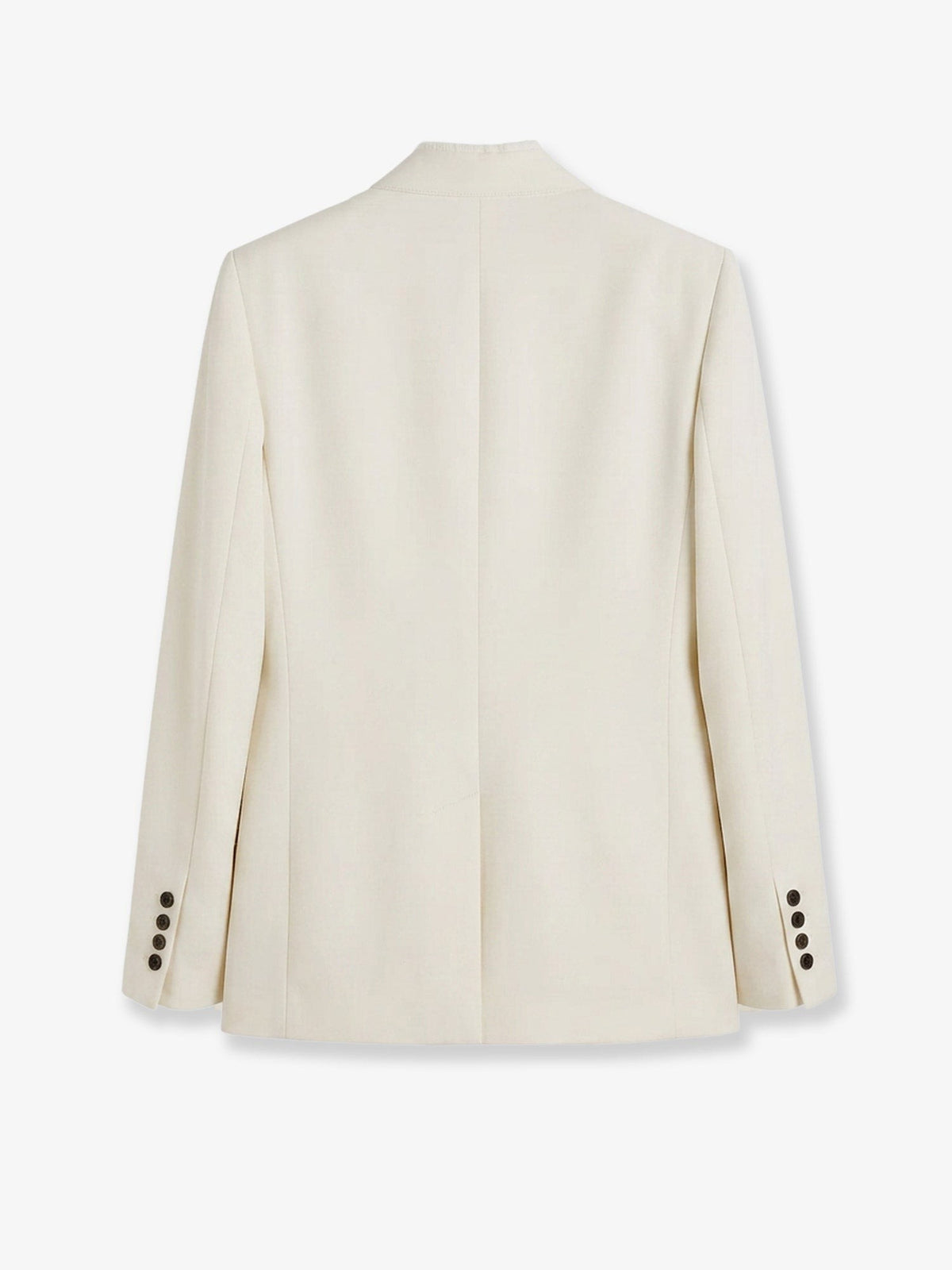 Raw lapel blazer