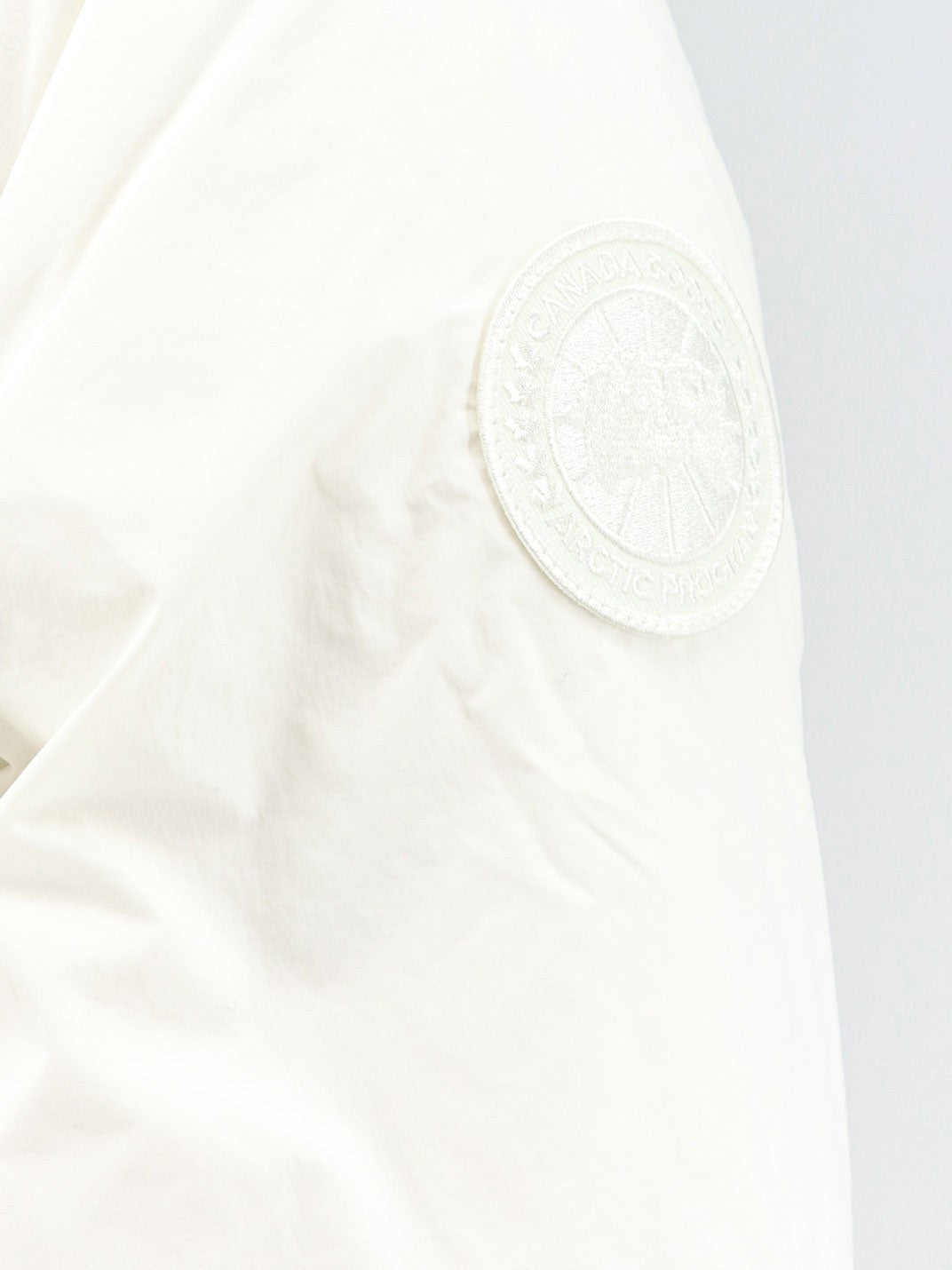 Recycled fabric down jacket