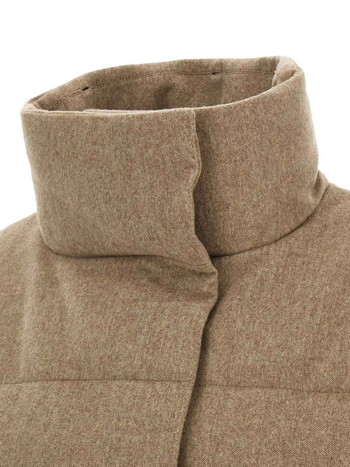 Removable insert down jacket