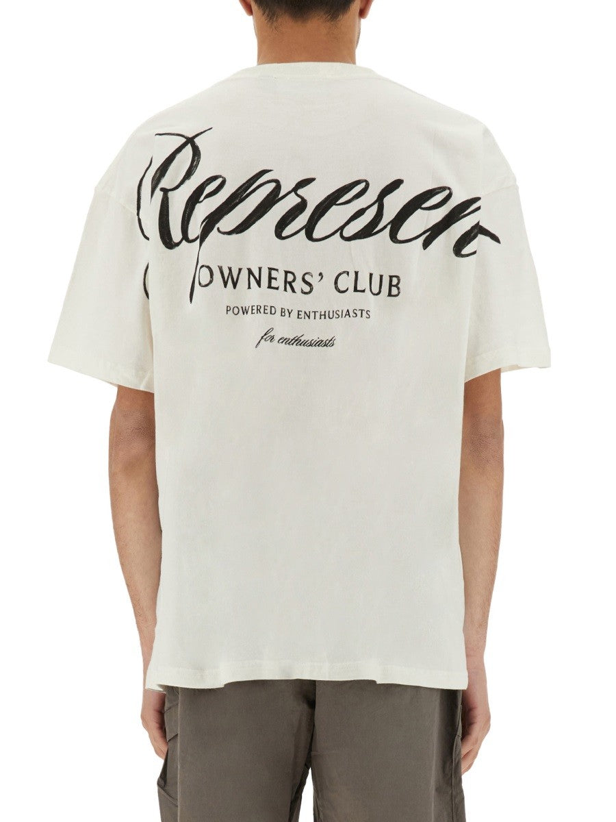"REPRESENT OWNERS CLUB SCRIPT" T-SHIRT