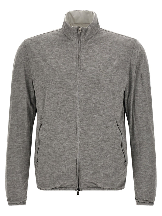 Reversible bomber jacket