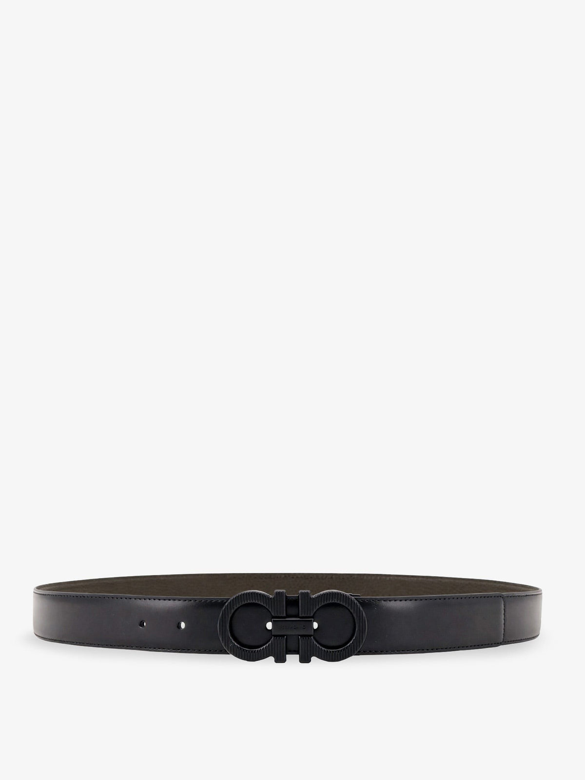 Reversible leather belt