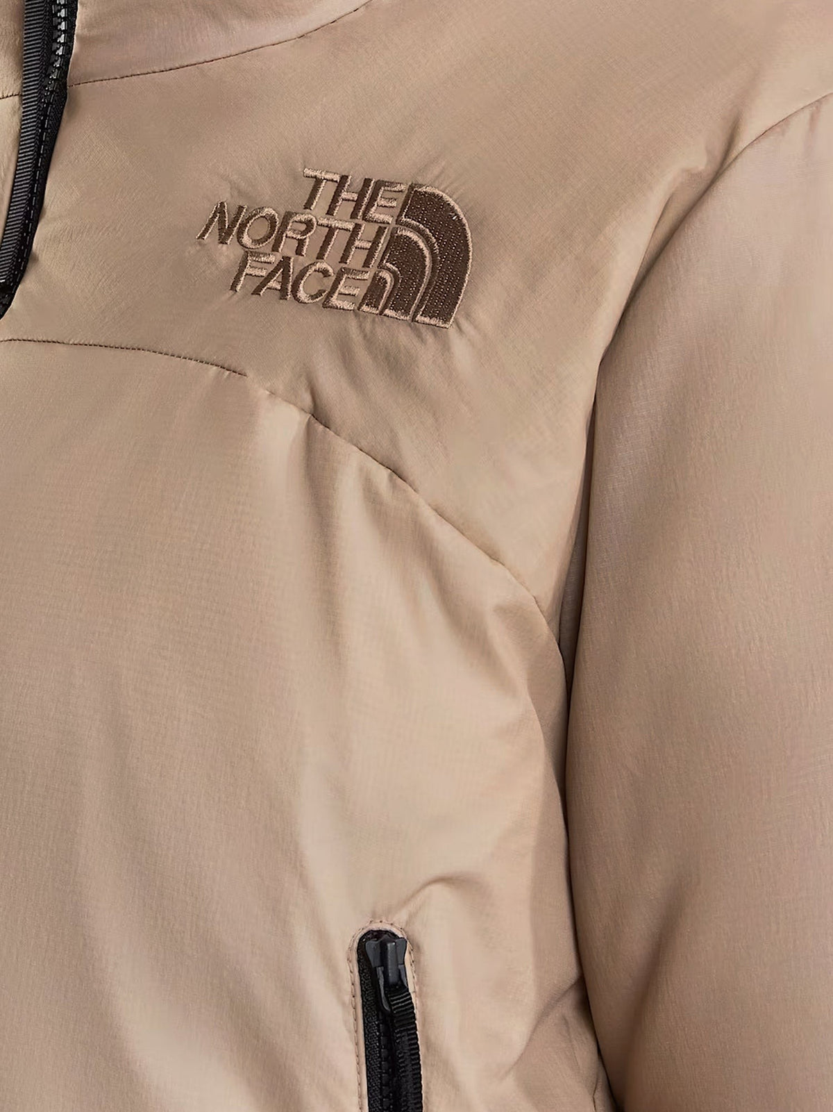 Reversible nylon down jacket