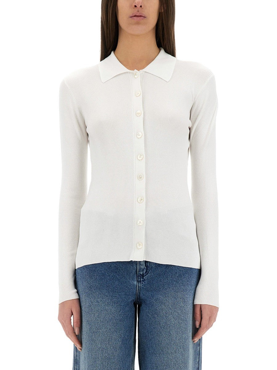RIBBED CARDIGAN