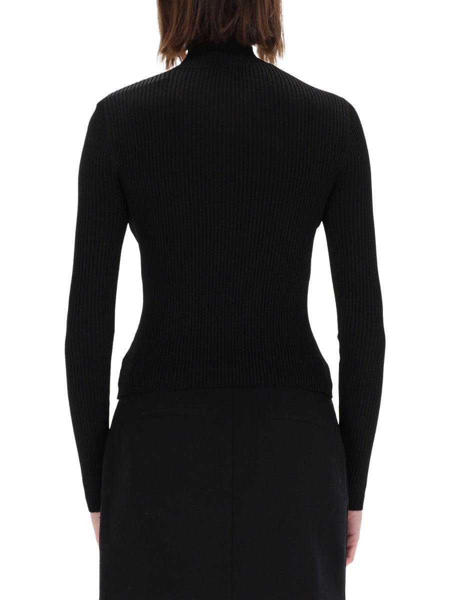 RIBBED TOP WITH BUCKLE