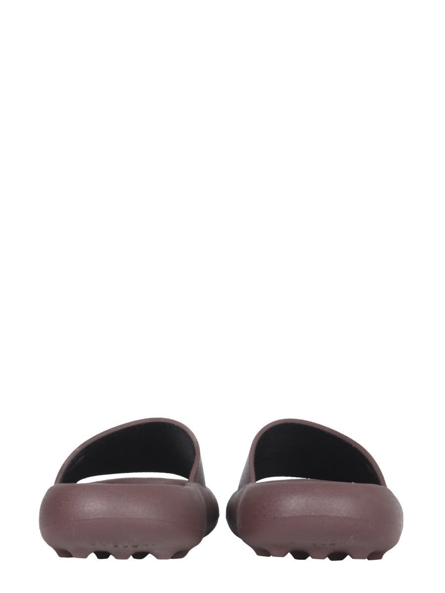 RUBBER SLIDE SANDALS