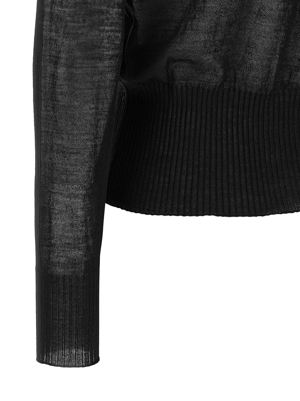 Ruffle cardigan