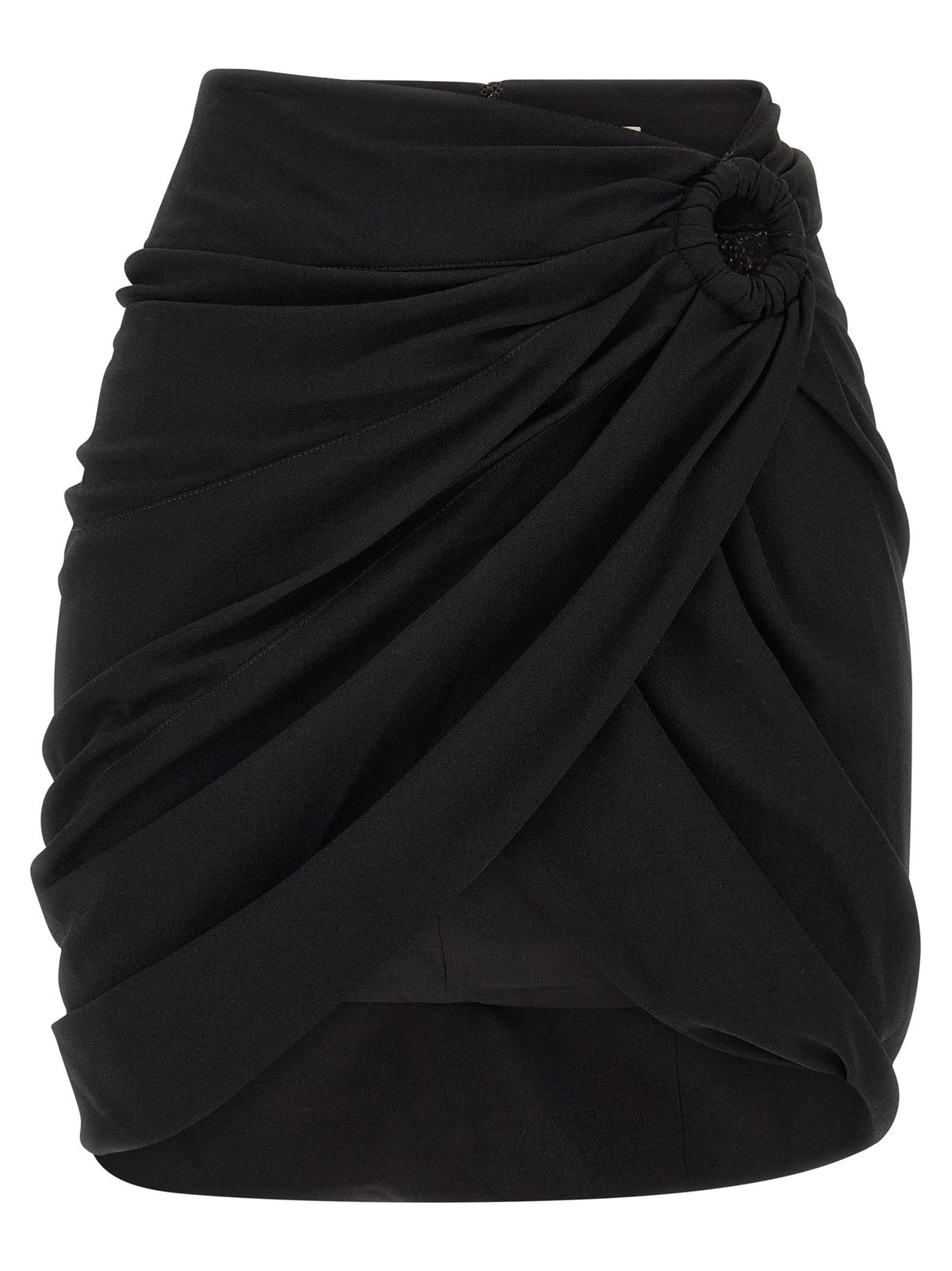 'Sabrina' skirt with asymmetrical draping