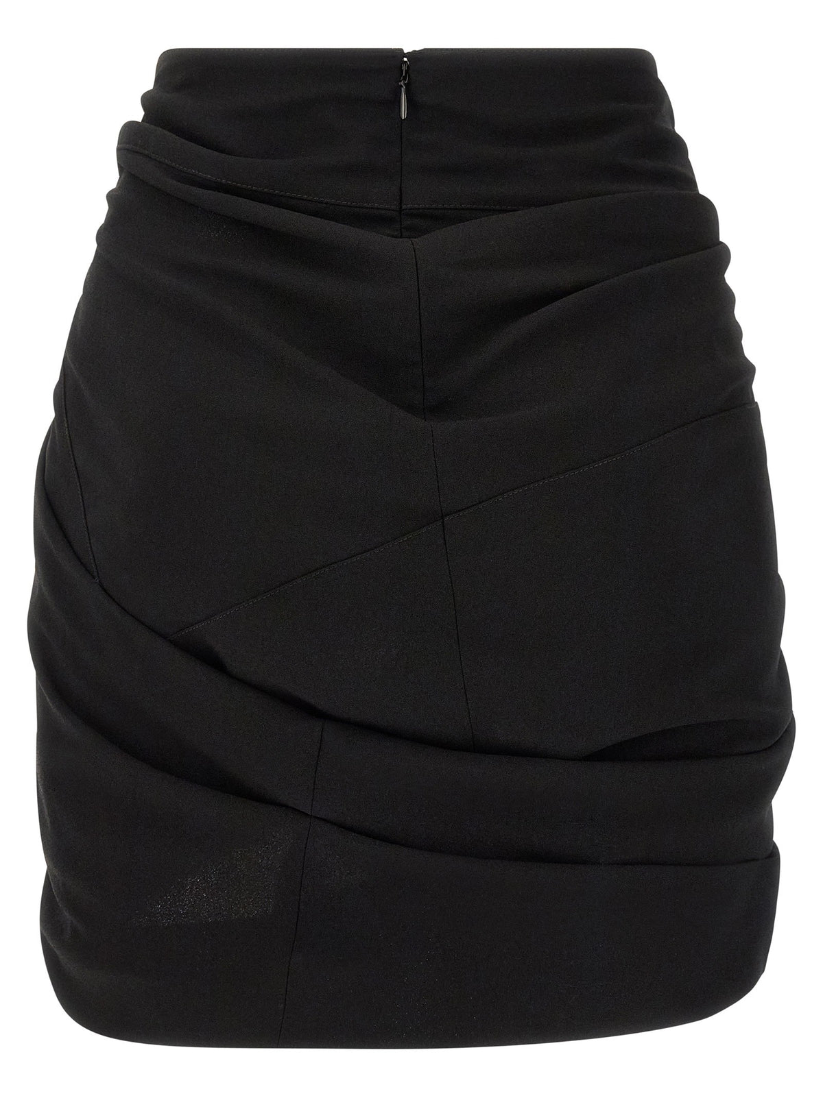 'Sabrina' skirt with asymmetrical draping