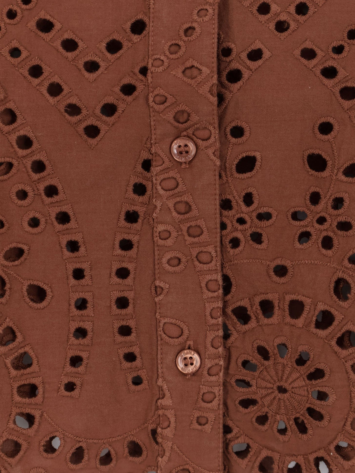 Sangallo lace Oriane shirt