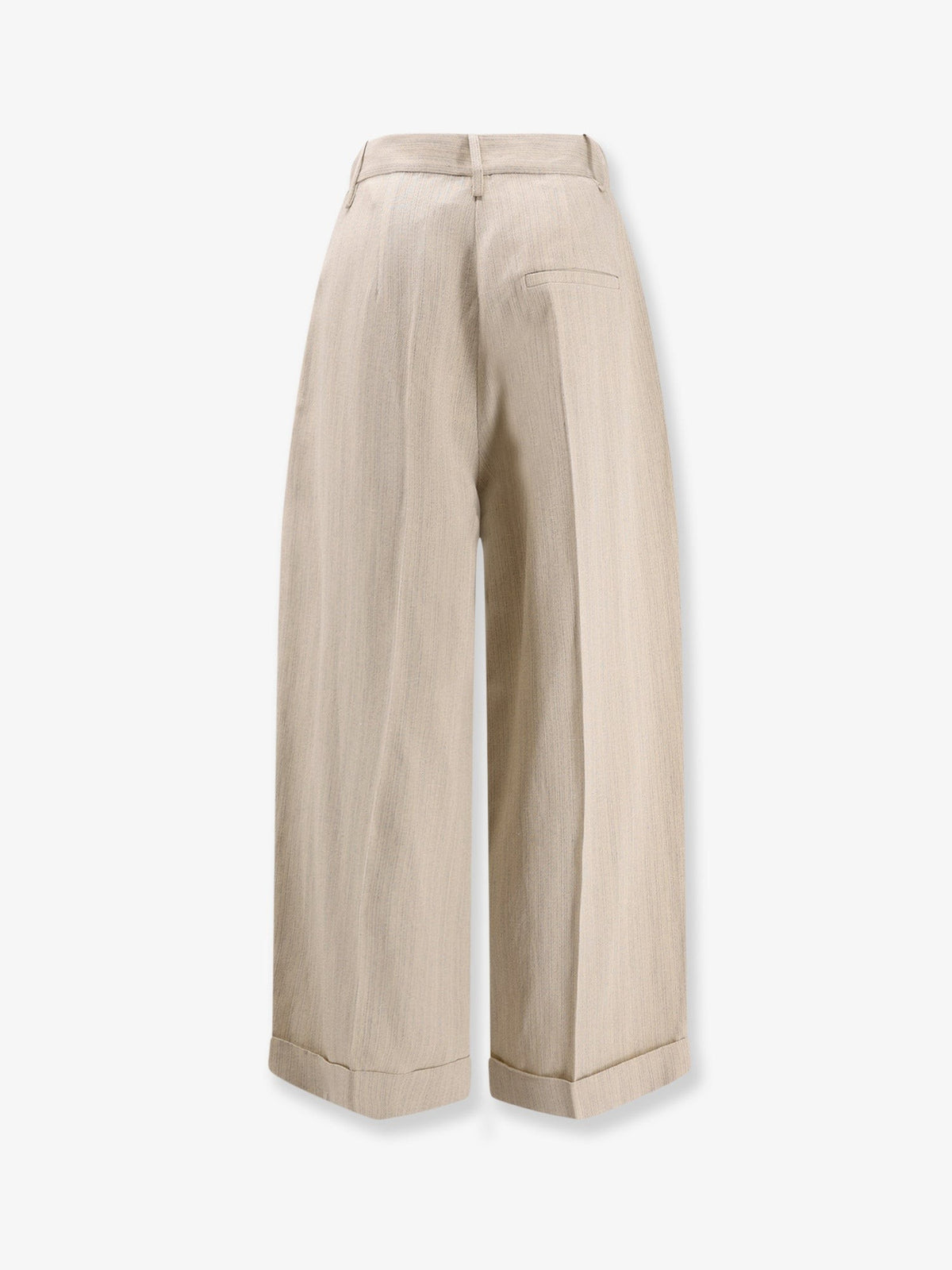 Sartorial viscose and linen trousers