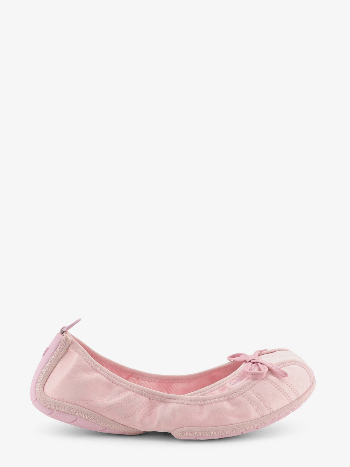 Satin ballerina sneaker