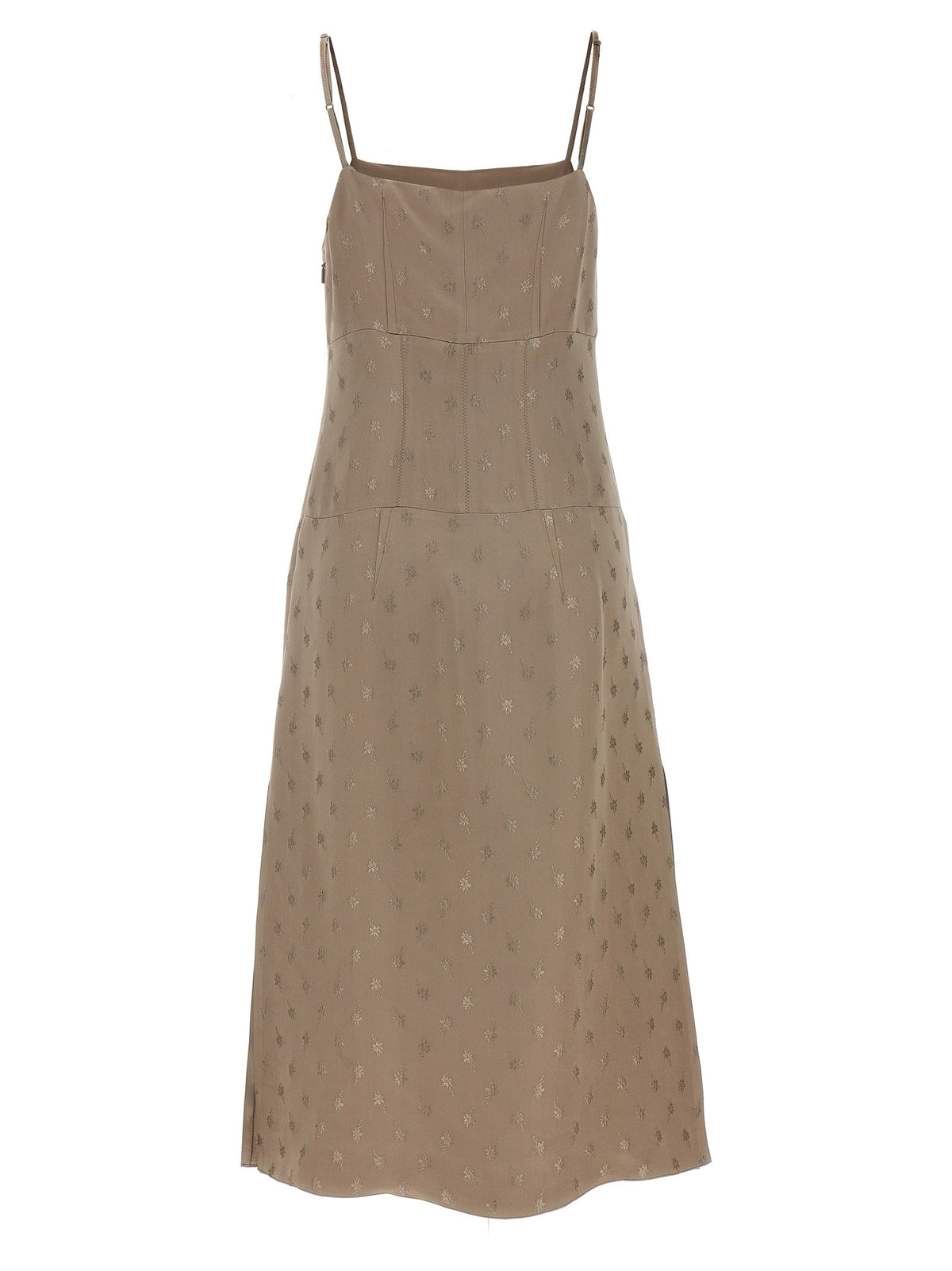 Satin midi dress