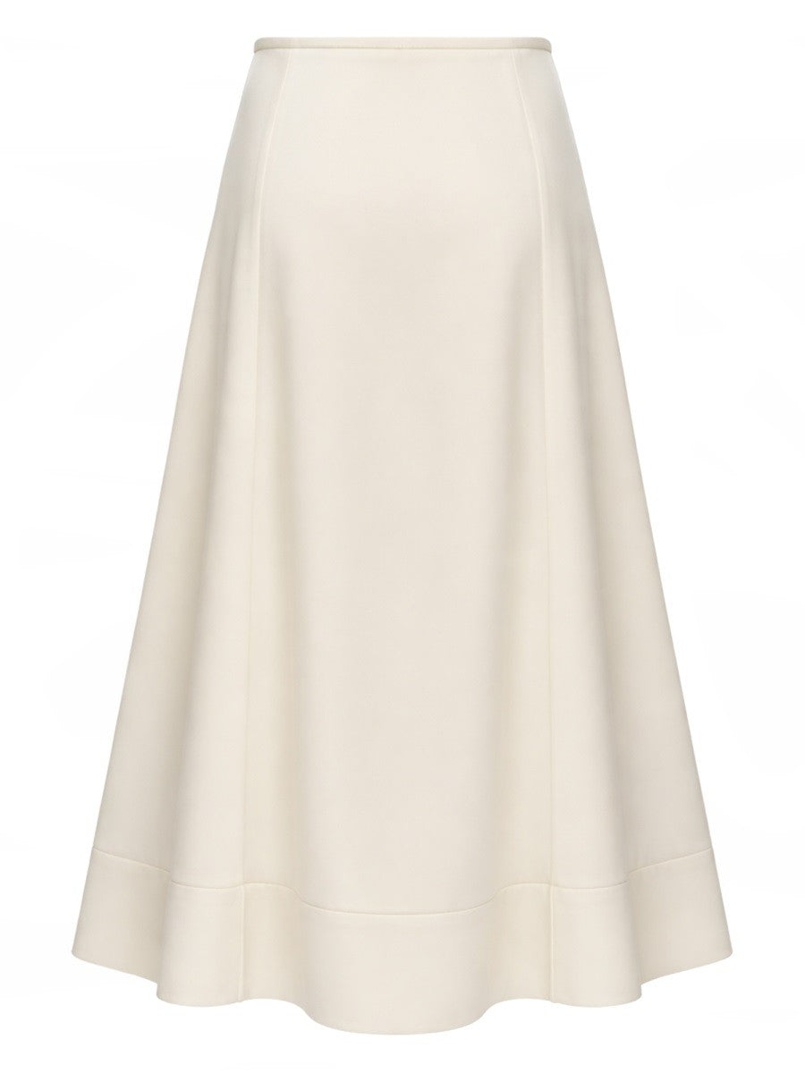 SATIN SKIRT.
