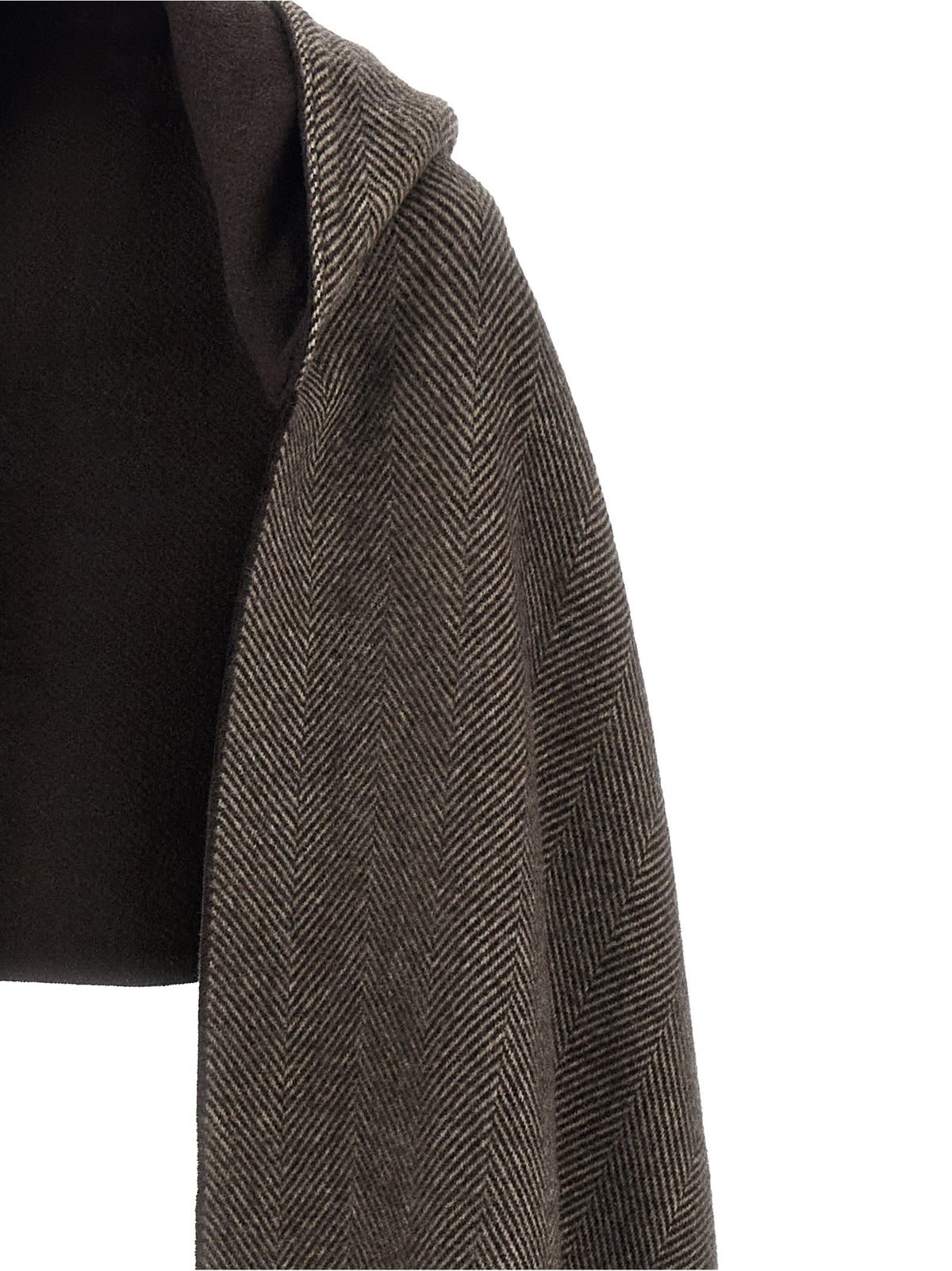 Scarf with reversible hood