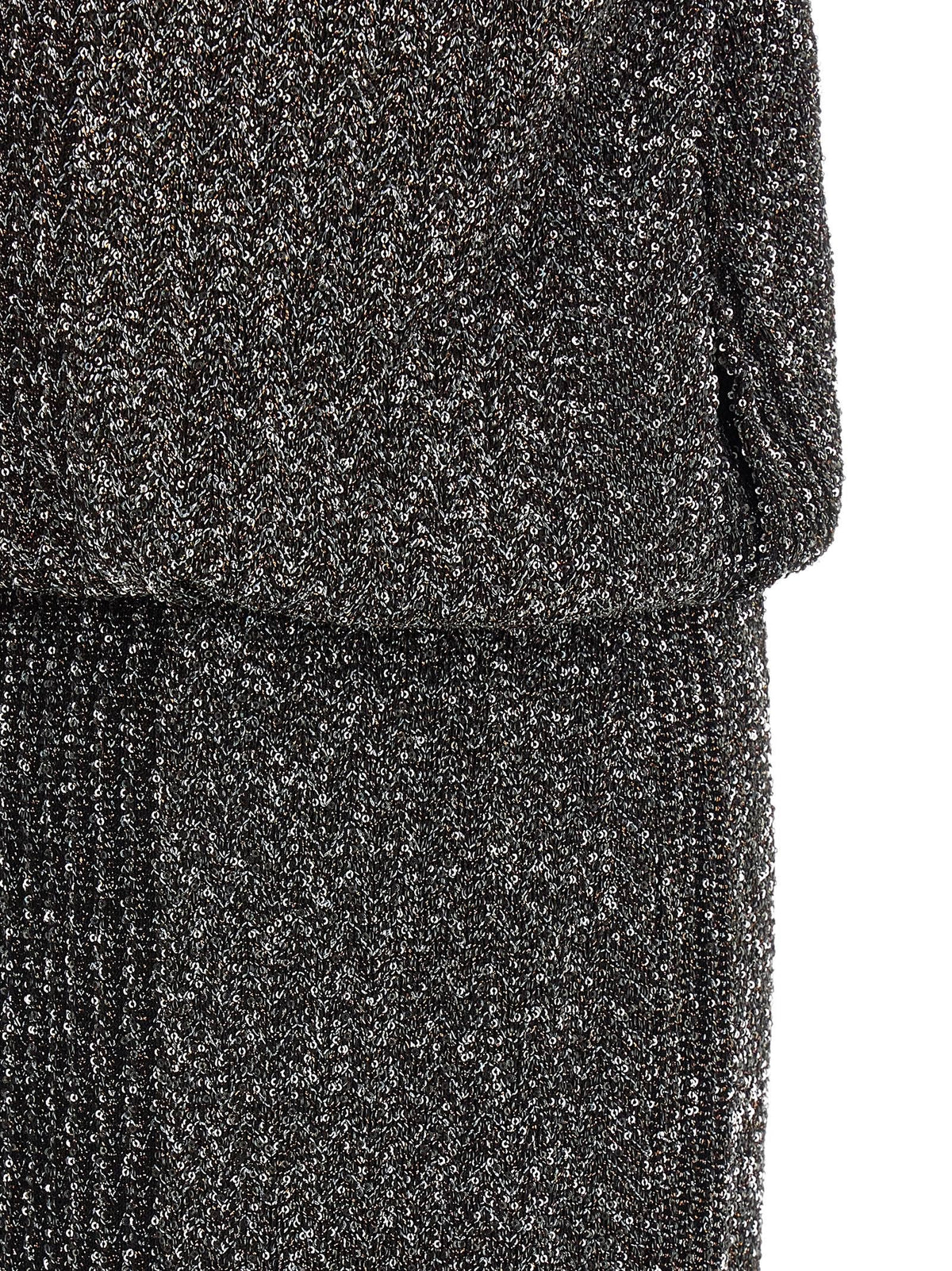 Sequin zigzag dress