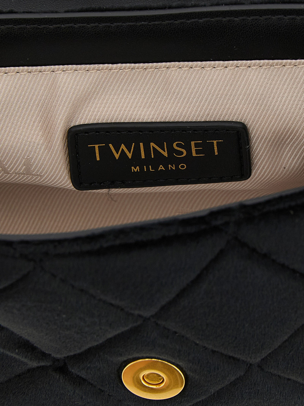 Shaved velvet shoulder strap
