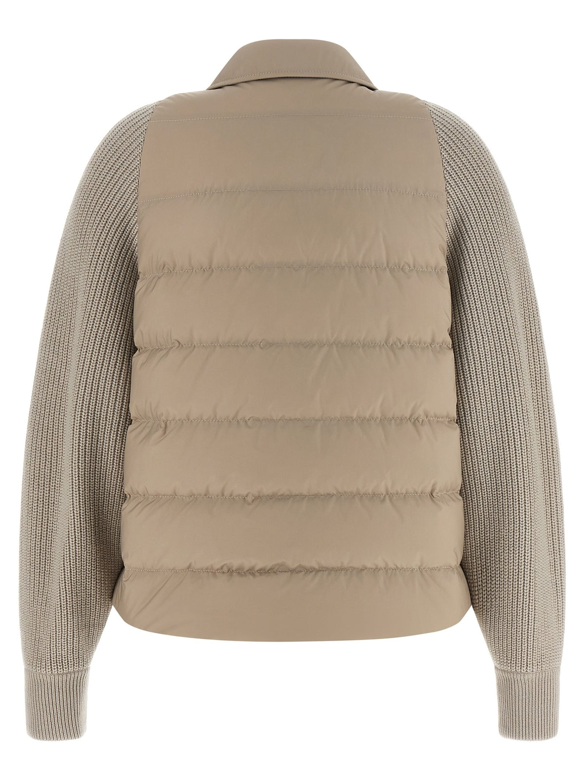 'Shiny Flap Detail' down jacket