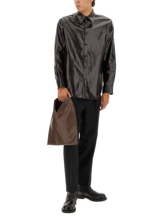 SHINY LINEN SHIRT