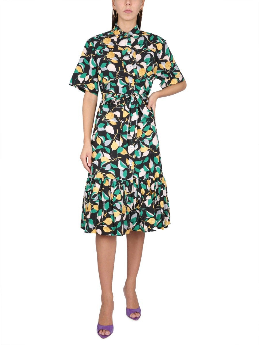 SHIRT DRESS WITH BELT