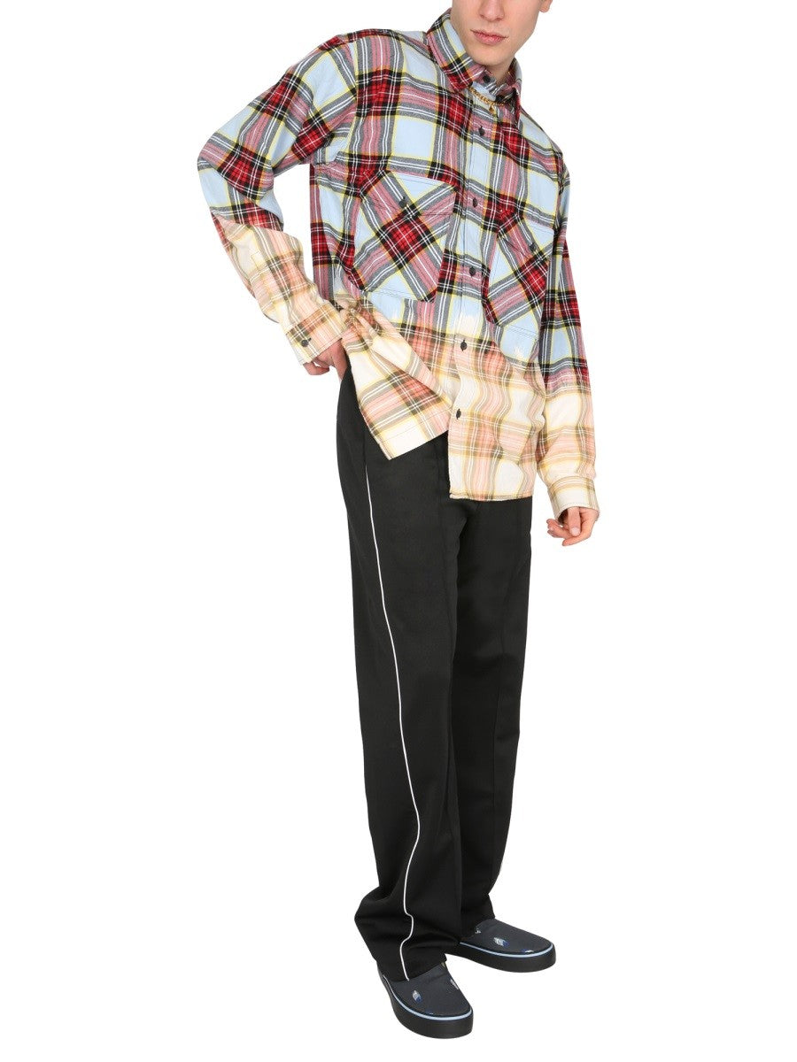 SHIRT WITH CHECK PRINT
