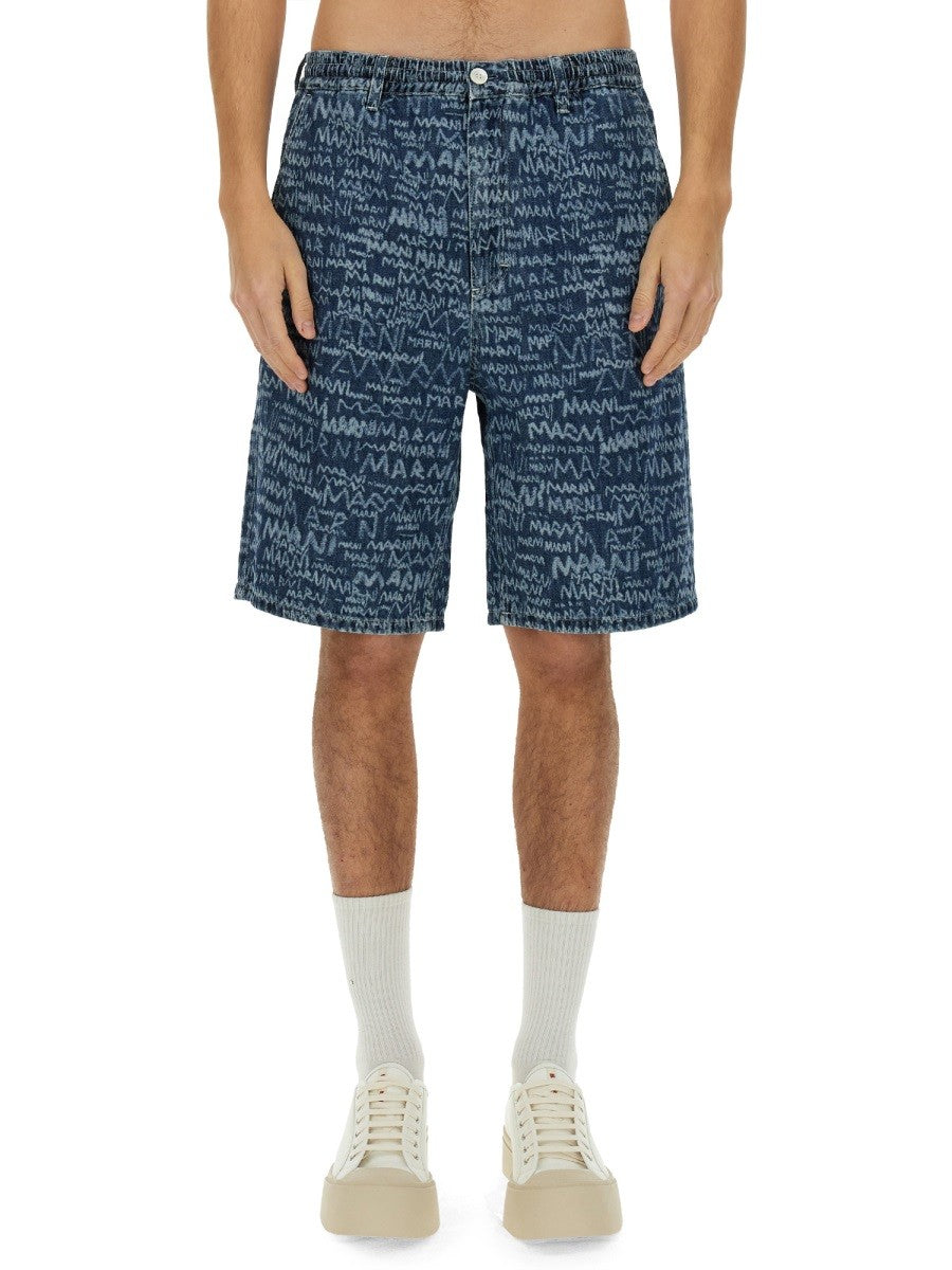 SHORT IN DENIM