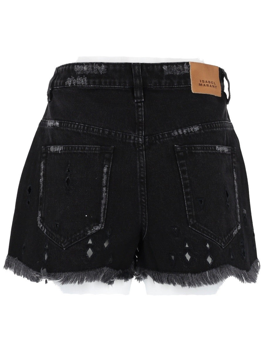 SHORTS "AECIA" CON RICAMI
