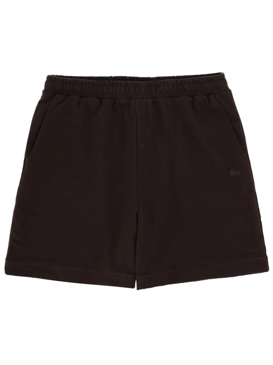 SHORTS IN COTONE CON LOGO