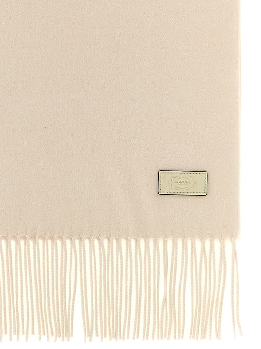 Silk and cashmere scarf