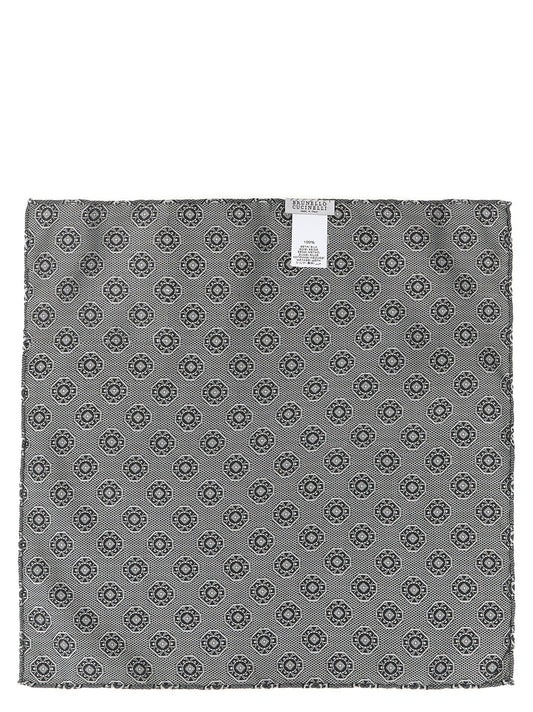 Silk clutch bag