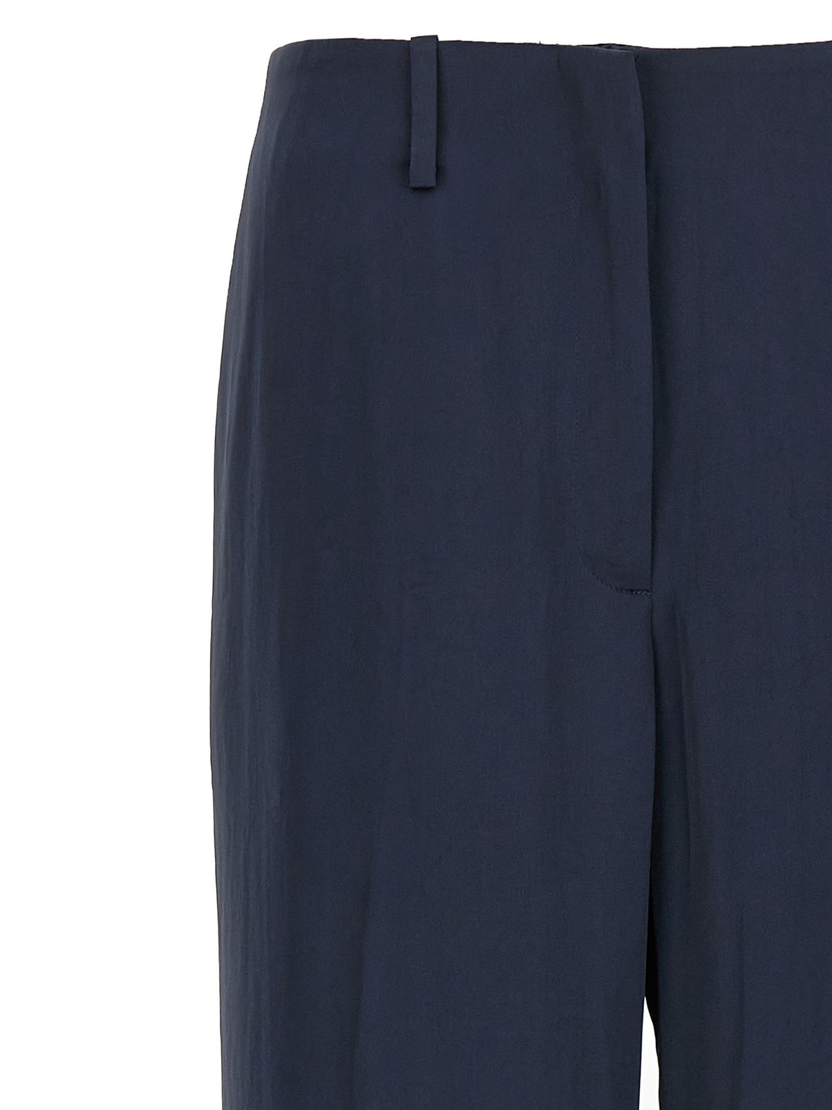 Silk effect trousers
