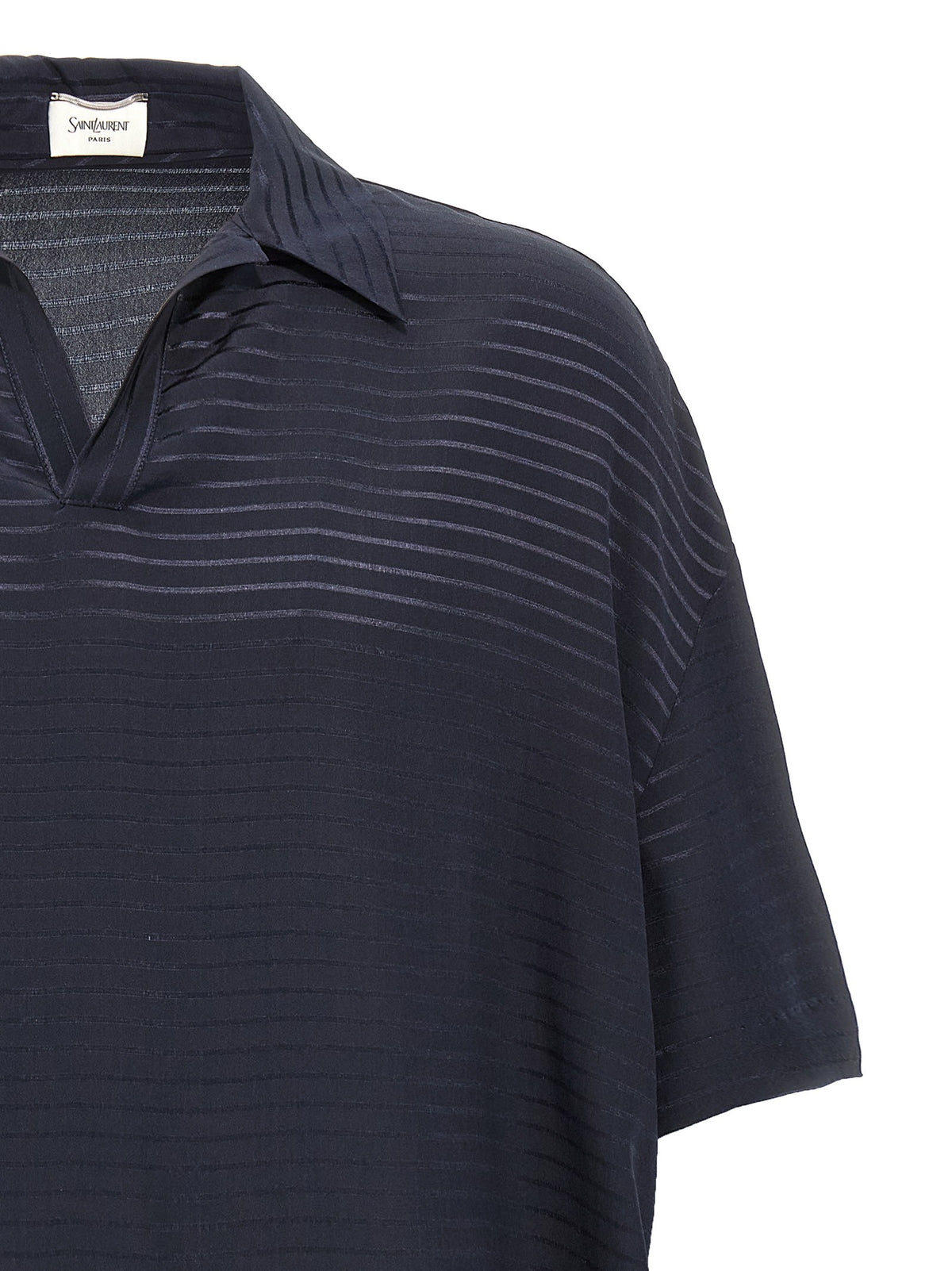 Silk polo shirt