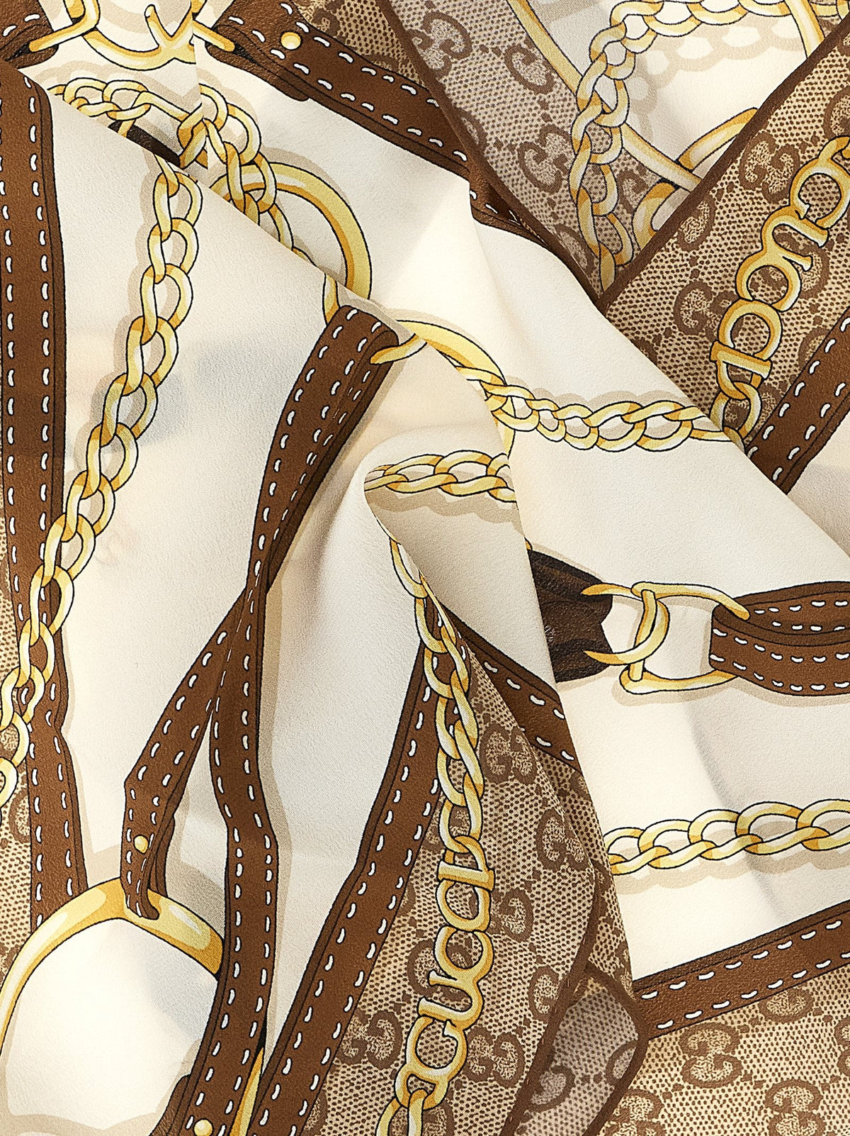 Silk scarf twill