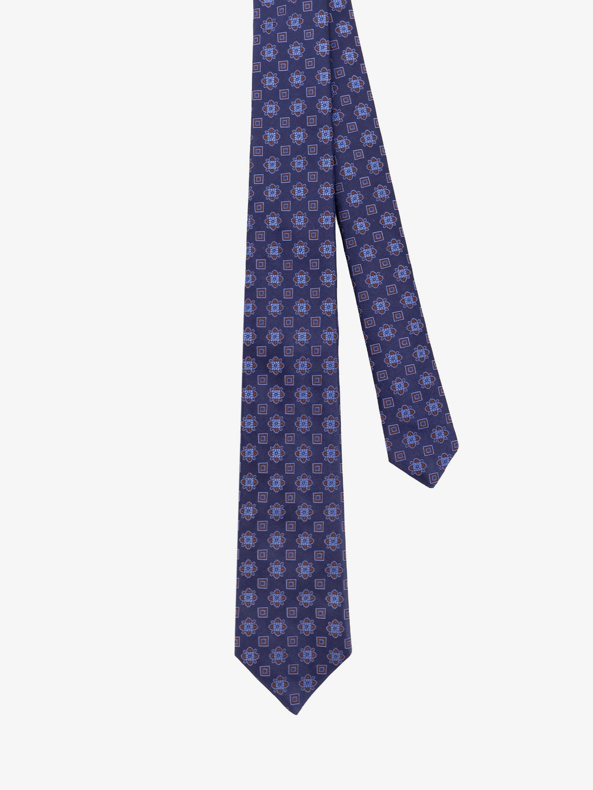 Silk tie with micro-pattern
