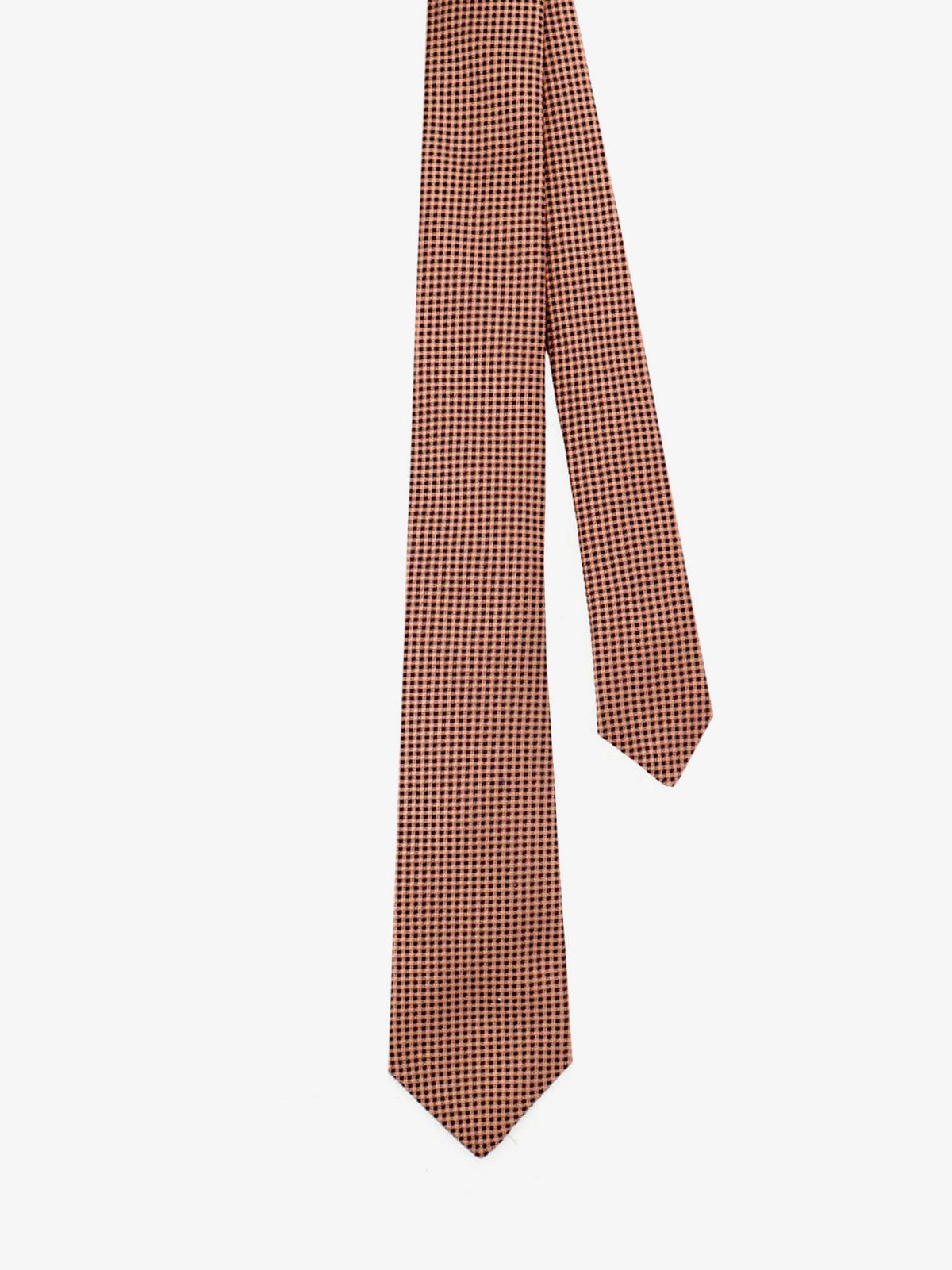 Silk tie with micro-pattern