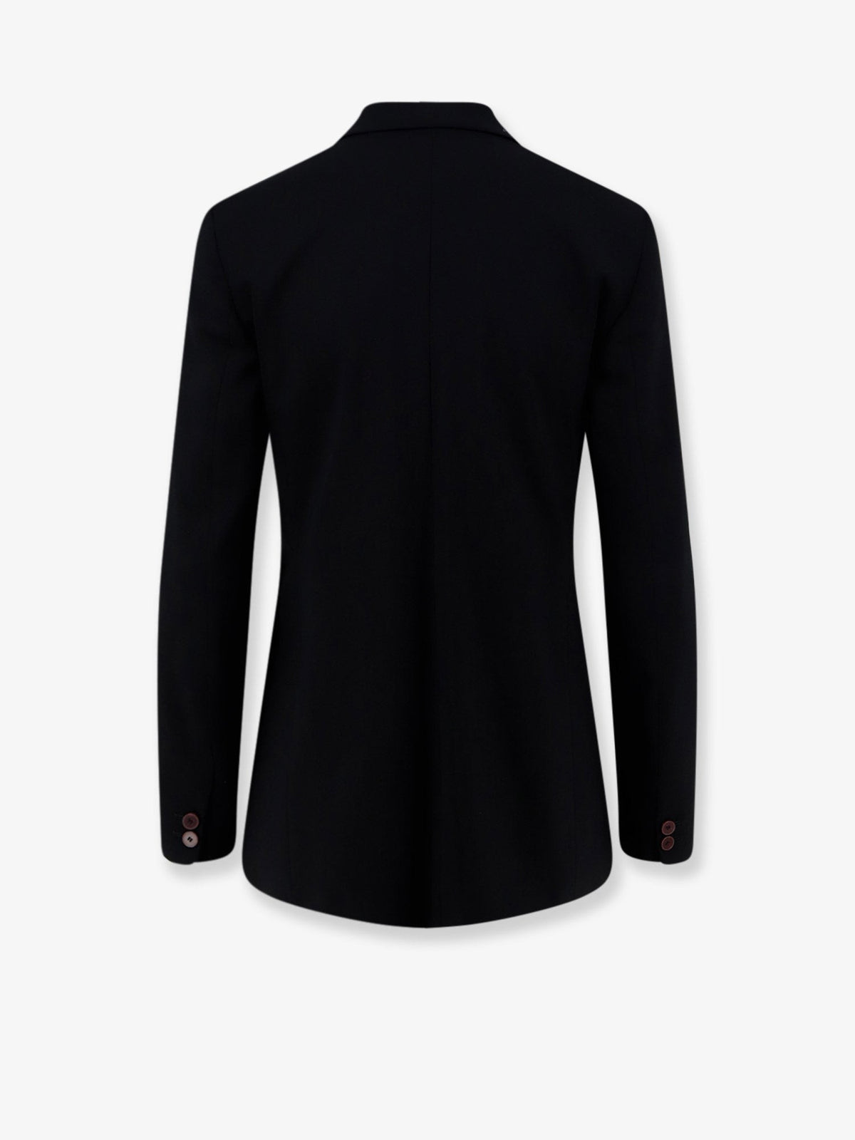 Single-breasted stretch virgin wool blazer