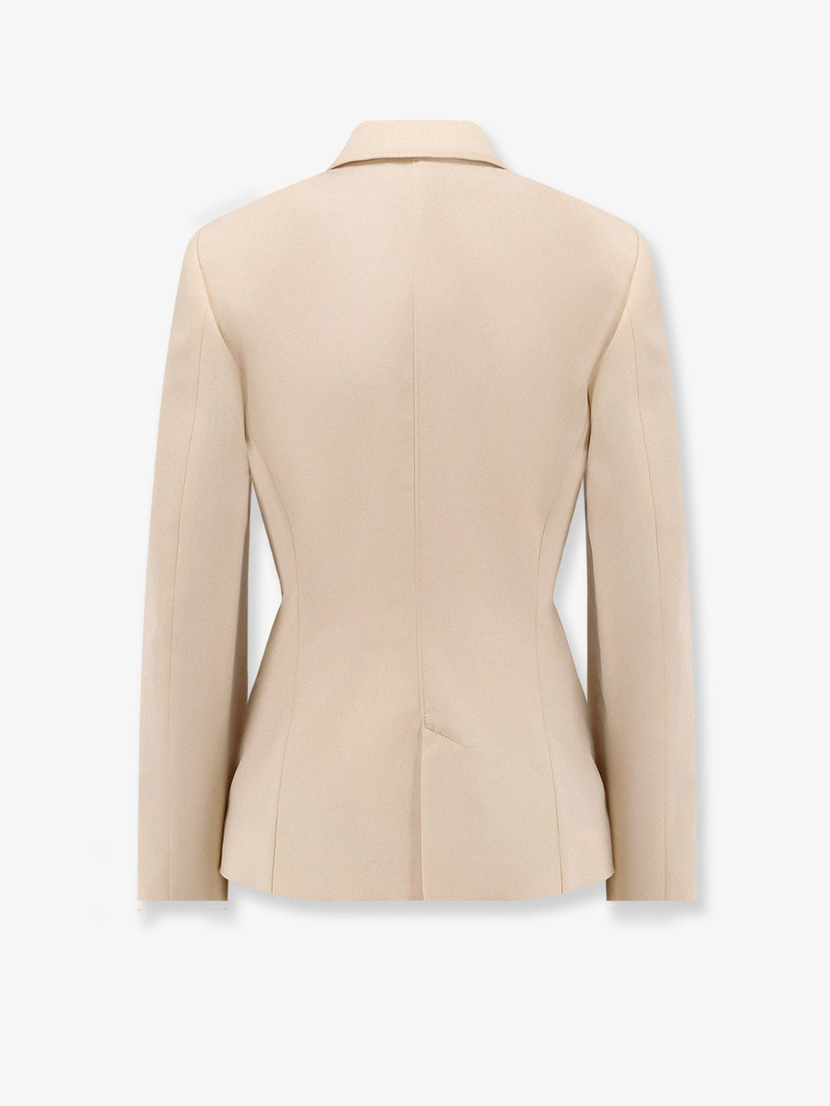 Single-breasted wool and viscose blazer