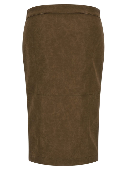 Skirt with side zip