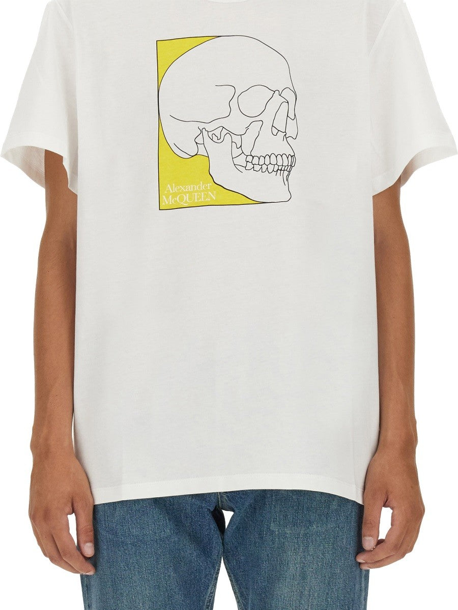 SKULL PRINT T-SHIRT