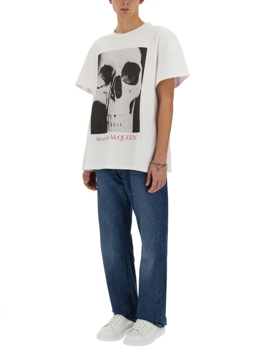 SKULL PRINT T-SHIRT