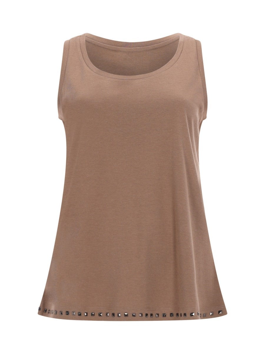 SLEEVELESS COTTON TOP