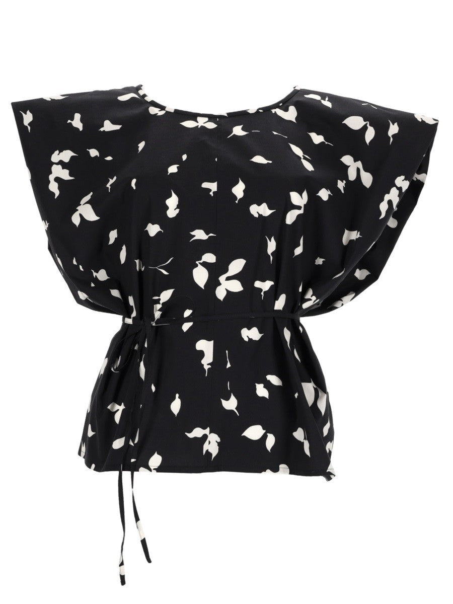 SLEEVELESS TOP WITH RIBBON