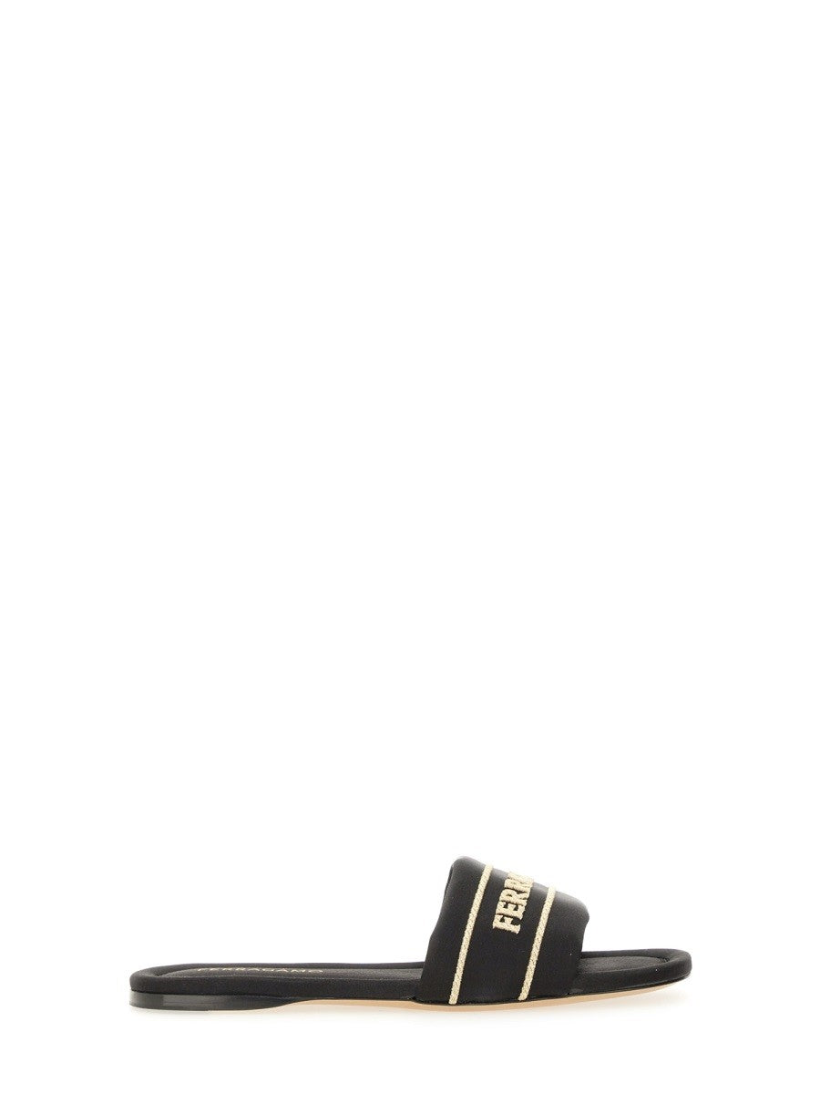 SLIDE SANDAL WITH LOGO