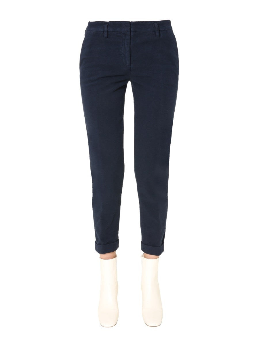 SLIM FIT TROUSERS